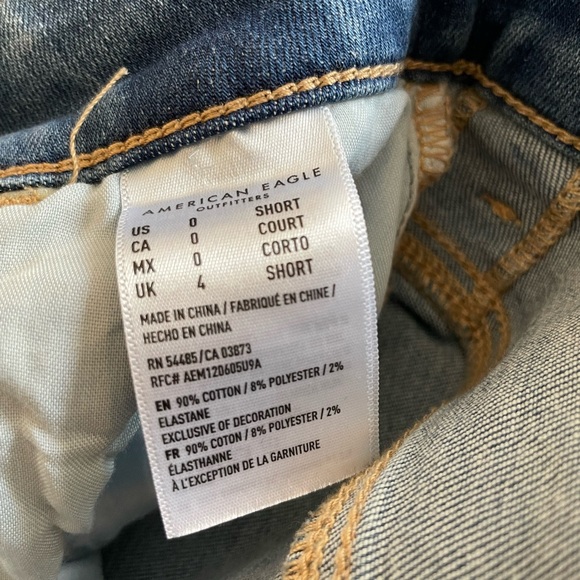 AE skinny jeans -Size 0 short - Picture 4 of 6